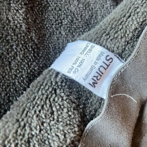 Vintage 1983 German Heavy Canvas Fur Lined Field Parka Army Military Coat - Picture 8 of 16